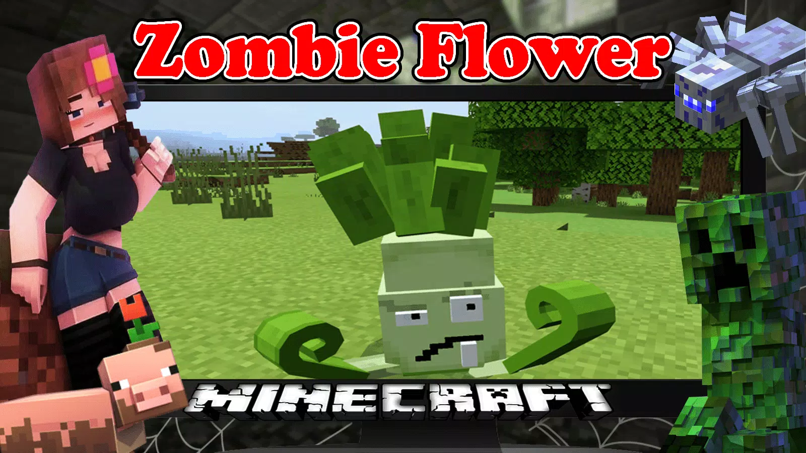 PvZ Zombies 🧟 🌿 Fiori Mod Minecraft PE for Android - APK Download