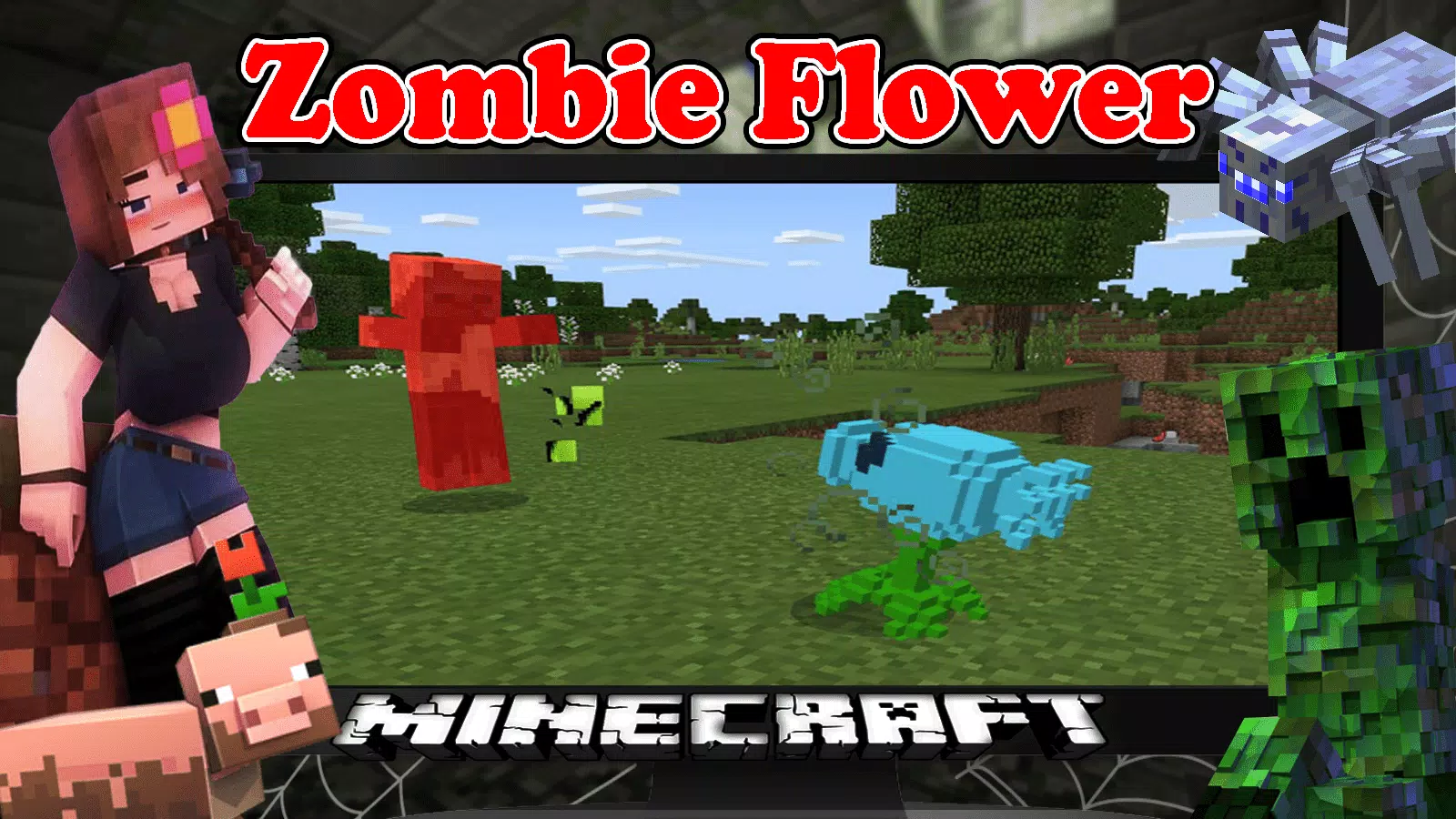 Plants Againts Zombie MOD for MCPE APK + Mod for Android.