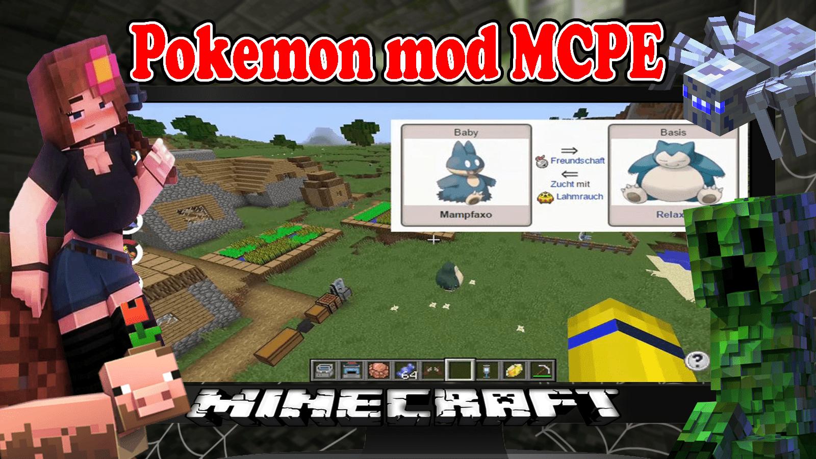 Pokemon Game Mod Minecraft PE APK for Android Download