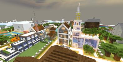 City Maps for Minecraft PE - Modern Best City Maps ポスター