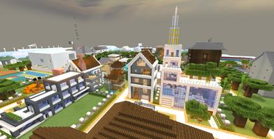 City Maps for Minecraft PE - Modern Best City Maps Poster