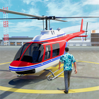 City Helicopter Fly Simulation ไอคอน