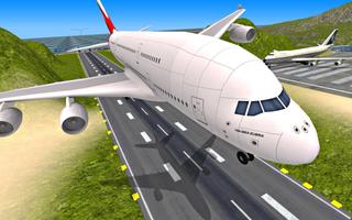 Avión Fly 3D: Avión de vuelo captura de pantalla 1