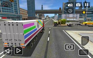 Euro Truck Driving Sim 2018 3D capture d'écran 3