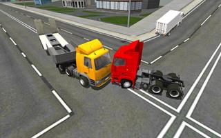 Euro Truck Driving Sim 2018 3D Affiche