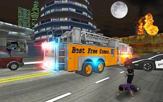 Fire Truck Rescue Driving Sim ảnh chụp màn hình 2