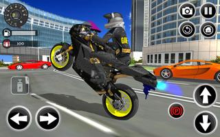 Motorbike Stunt Super Hero 3D Plakat