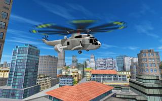 City Helicopter Flight الملصق