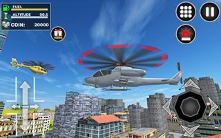 City Helicopter Flight capture d'écran 2