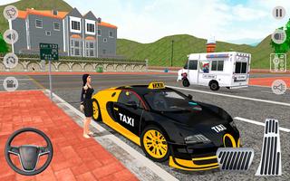 Sleepy Taxi - Car Driving Game Cartaz