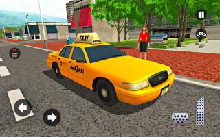 Real Taxi Car Simulator Driver Affiche