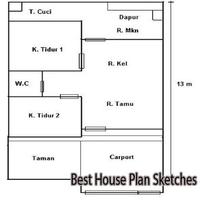 Best House Plan Sketches Affiche