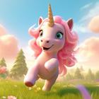 Juego de unicornio icono