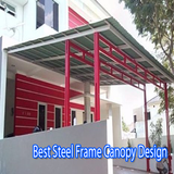 Best Steel Frame Canopy Design أيقونة