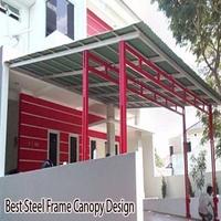 Best Steel Frame Canopy Design Affiche