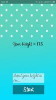 HeightGram - Measure your height with celebrities โปสเตอร์