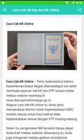 Cara Cek Nik Ktp Dan KK Online capture d'écran 2