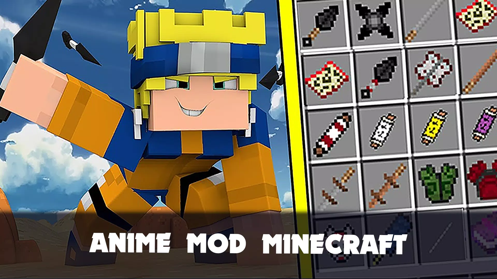 Naruto Anime Mod for Minecraft APK for Android Download