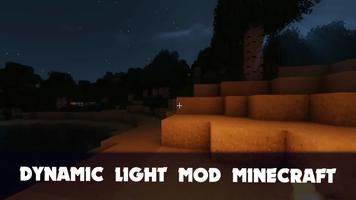 Dynamic Lights Mod Minecraft постер