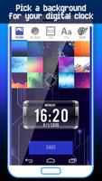 Big Digital Clock Live Wallp screenshot 1