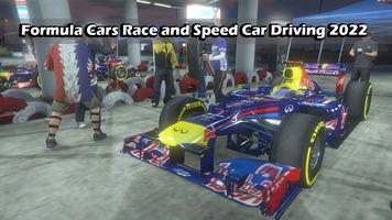 Formula Cars Race and Speed Car Affiche