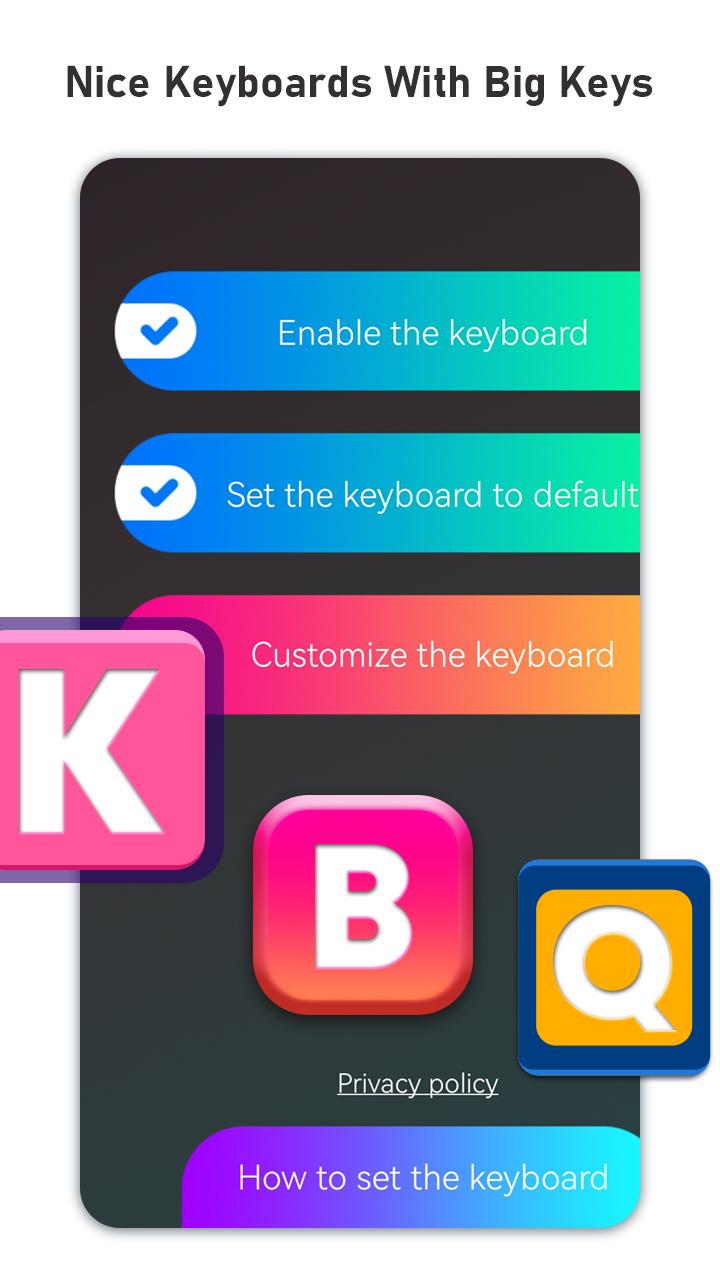 Скачать Большая клавиатура Андроид APK для Android - Последняя Версия