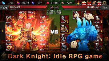 Dark Knight : Idle RPG game poster