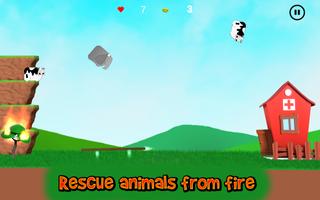 On Fire - Animals Rescue captura de pantalla 1