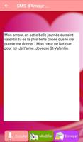 sms d'amour en français - sain スクリーンショット 1