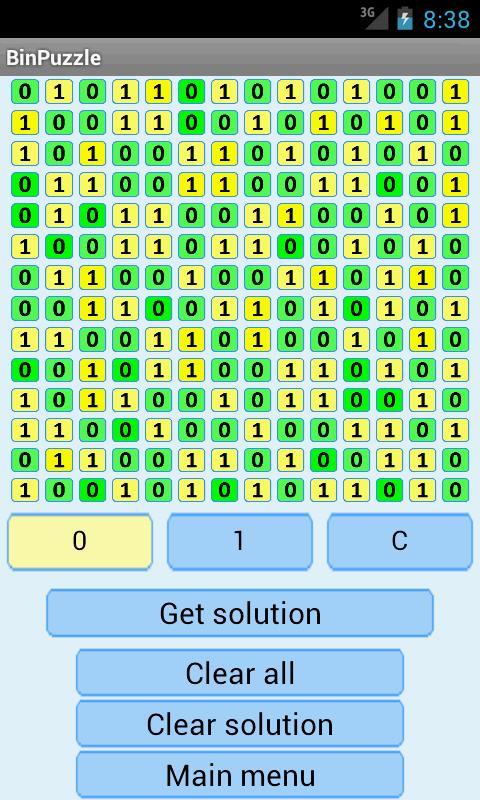 Binary Puzzle Solver Lite pour Android - Téléchargez l'APK