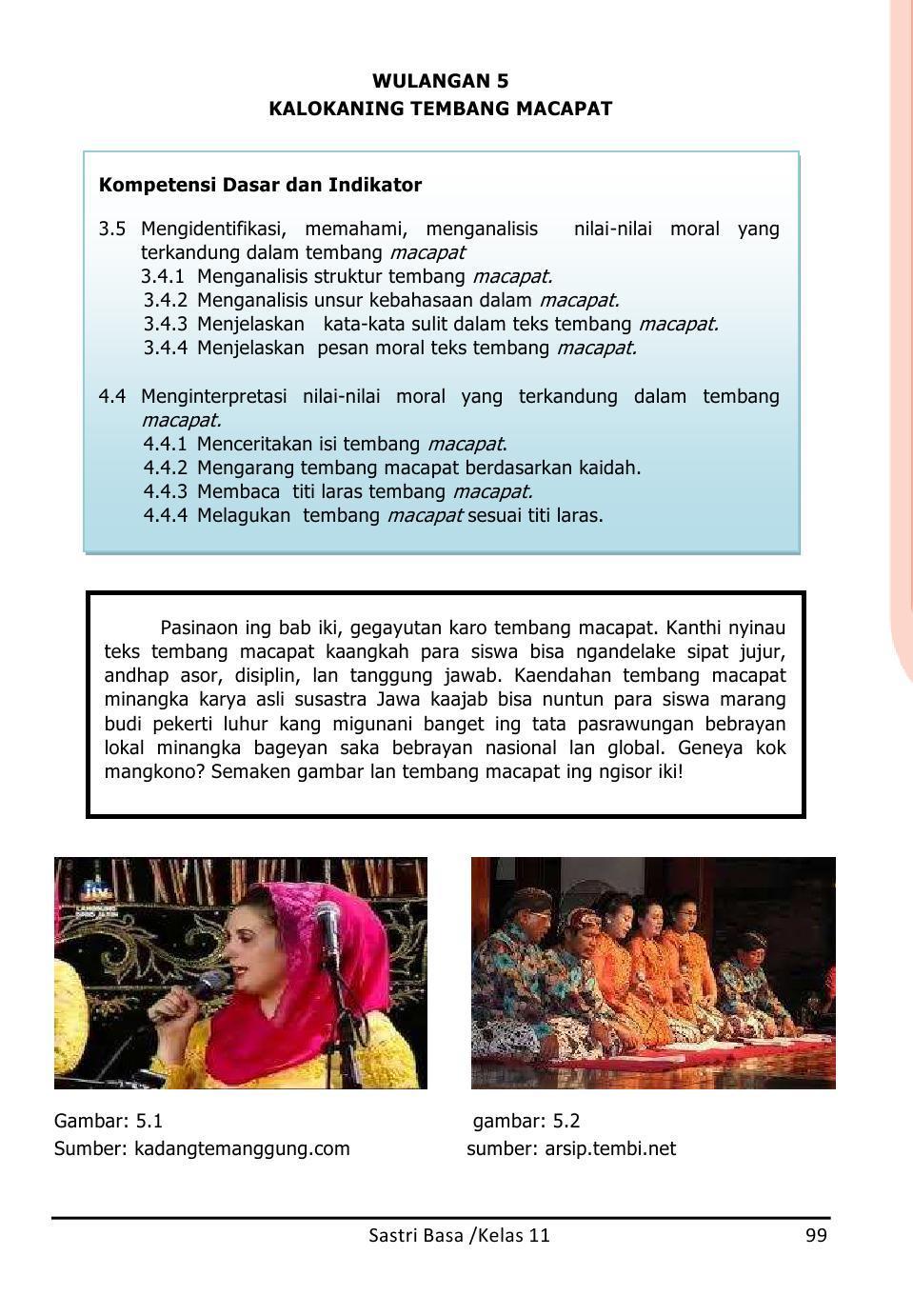 Buku Siswa Kelas 11 Bahasa Jawa Sastri Basa 2015 Pour Android Telechargez L Apk