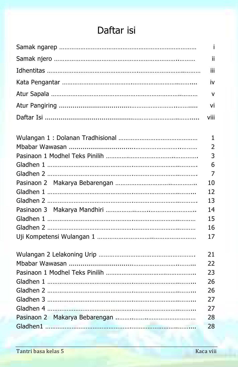 Buku Siswa Kelas 5 Bahasa Jawa Tantri Basa 2016 For Android Apk Download