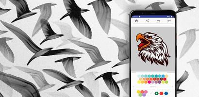 Bird Coloring Pages پوسٹر