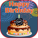 Gâteau d'anniversaire GIF APK