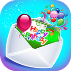 Happy Birthday Cards and Invitation Maker آئیکن