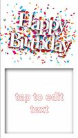 برنامه‌نما Happy Birthday Cards and Invitation Maker عکس از صفحه