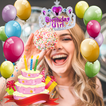 Birthday Photo Editor App آئیکن