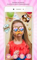 Anniversaire Stickers pour Photos capture d'écran 3