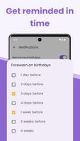 Birthday & Anniversary App screenshot 2