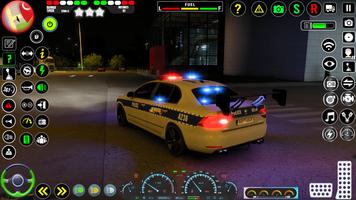 politie simulator auto rijden-poster