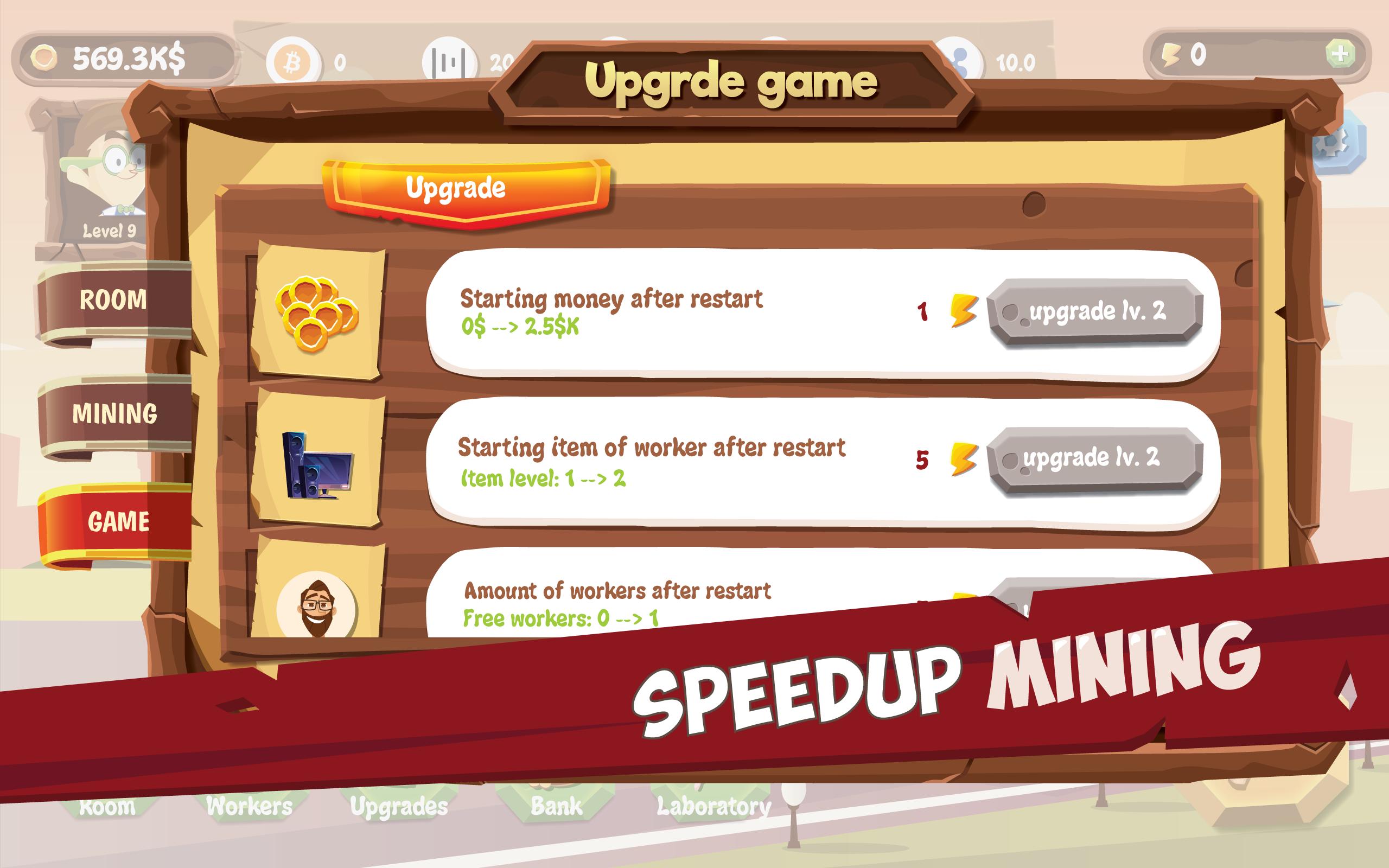 Bitcoin Mining Simulator Idle Clicker Tycoon For Android Apk - 