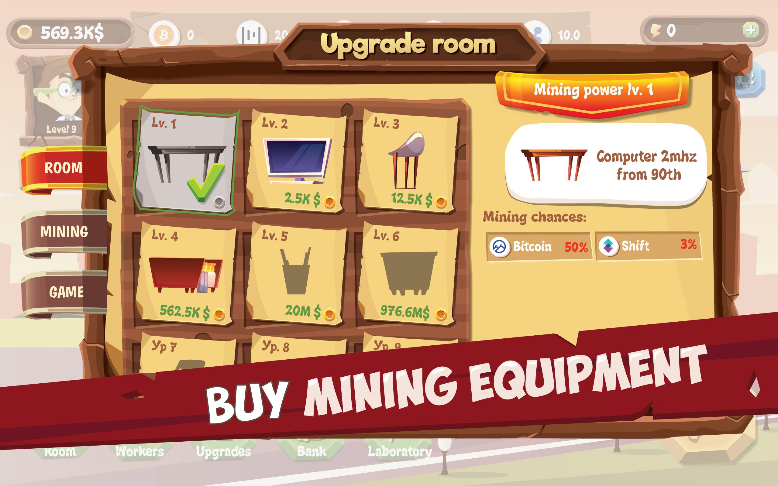 Mining Simulator Idle Clicker Tycoon For Android Apk Download - how to make a mining simulator shop roblox studio