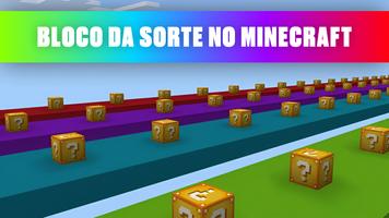 Bloco da Sorte Minecraft 2024 Cartaz