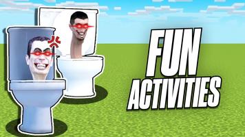 Skibidi Toilet 2 Minecraft Mod ảnh chụp màn hình 3