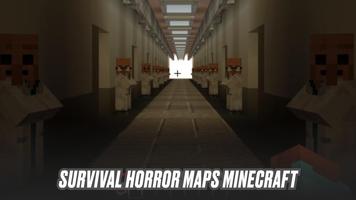 Survival Horror Maps Minecraft plakat