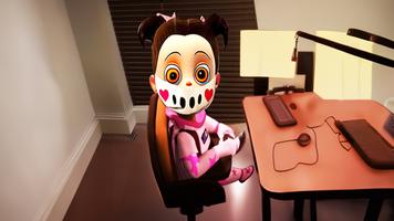 Scary Baby Pink Horror Game Plakat