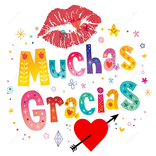 Muchas Gracias WhaStickers