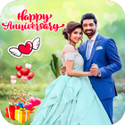Marriage Anniversary PhotoEdit أيقونة