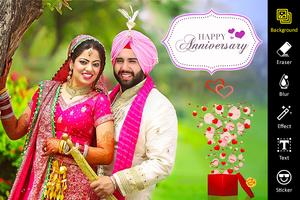 Marriage Anniversary PhotoEdit الملصق