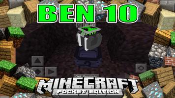 BEN TEN 10 Mod jeu Minecraft Affiche